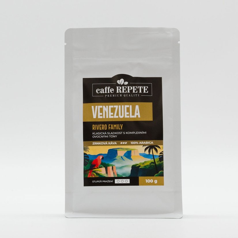Zrnková káva VENEZUELA Rivero Family 100 g