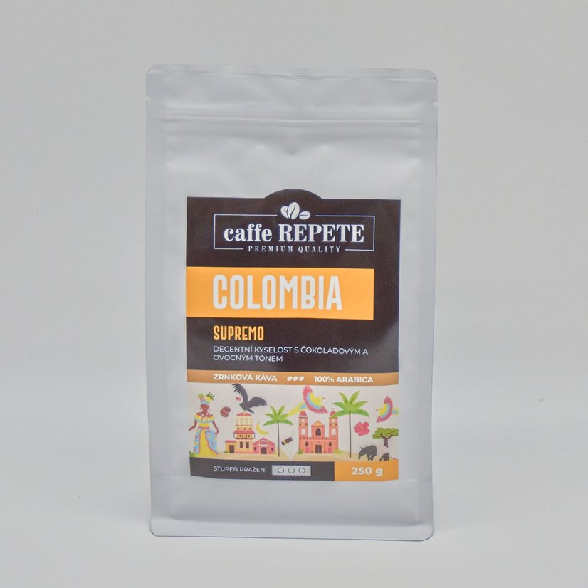 Zrnková káva COLOMBIA SUPREMO