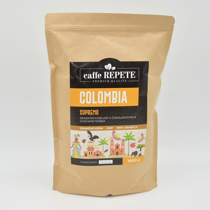 Zrnková káva COLOMBIA SUPREMO