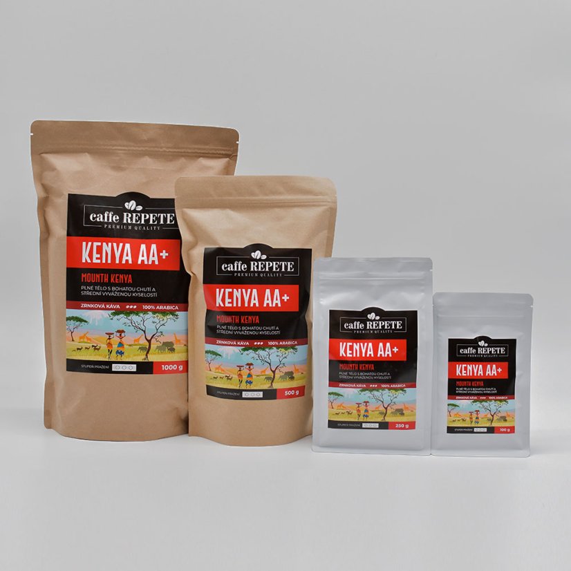 Zrnková káva KENYA AA+ MOUNTH KENYA
