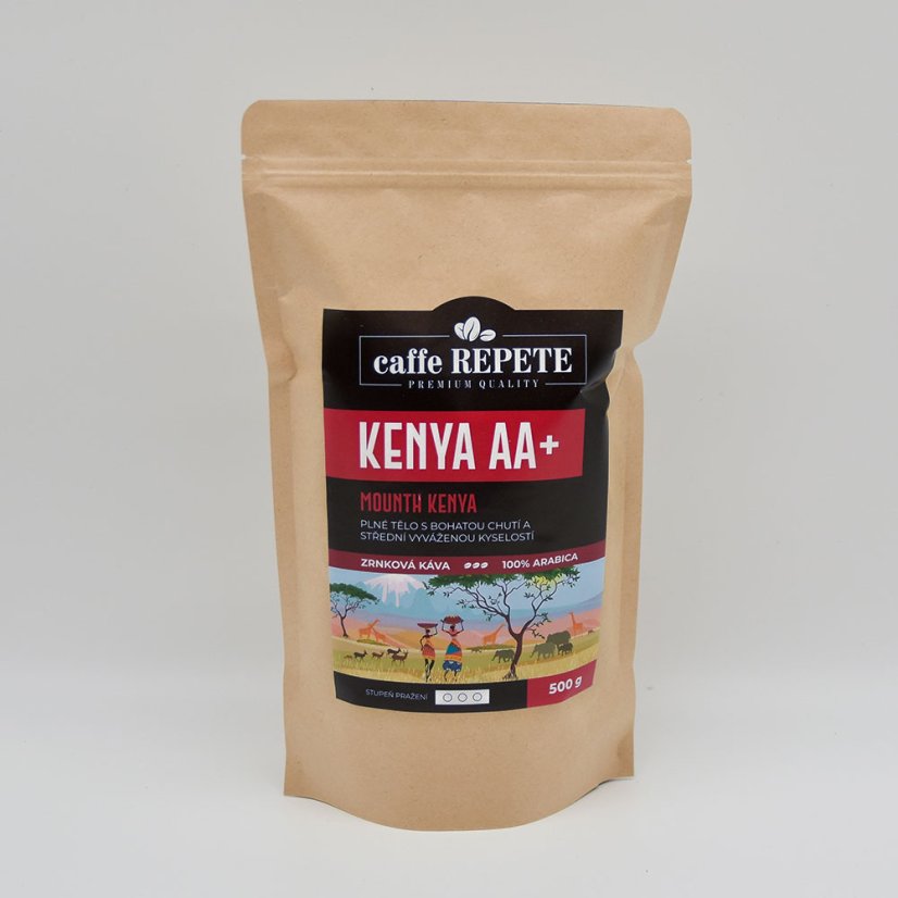 Zrnková káva KENYA AA+ MOUNTH KENYA
