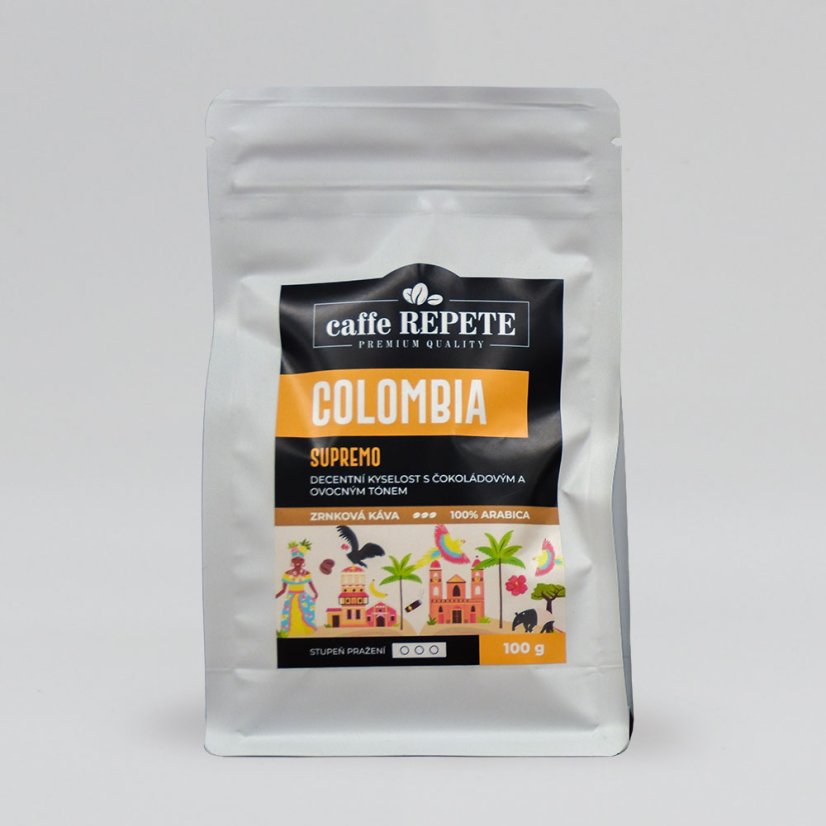 Zrnková káva COLOMBIA SUPREMO
