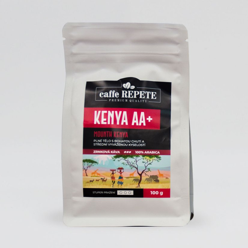 Zrnková káva KENYA AA+ MOUNTH KENYA