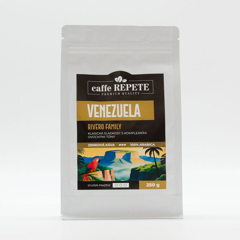 Zrnková káva VENEZUELA Rivero Family 250 g