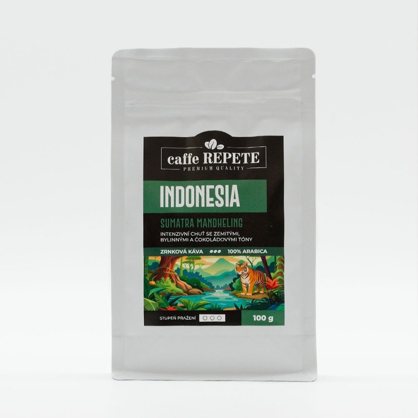 Zrnková káva INDONESIA Sumatra Mandheling 100 g